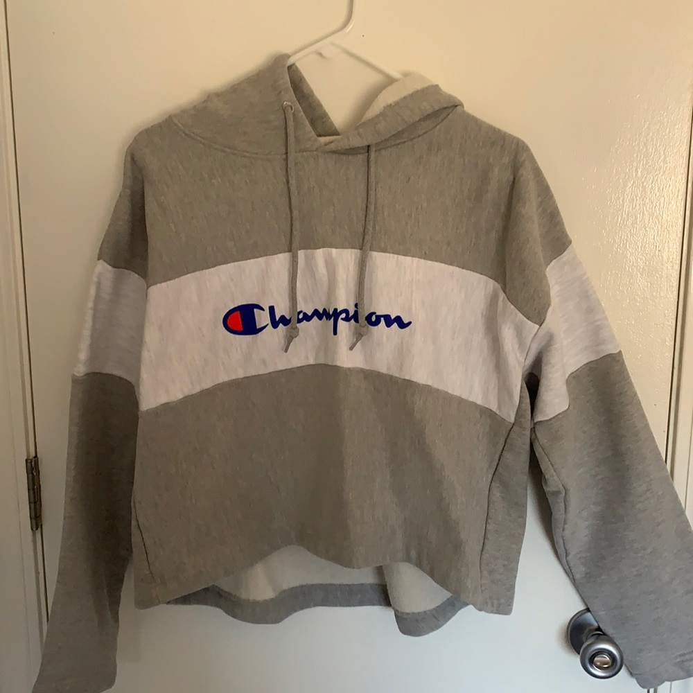 Champion cropped hoodie